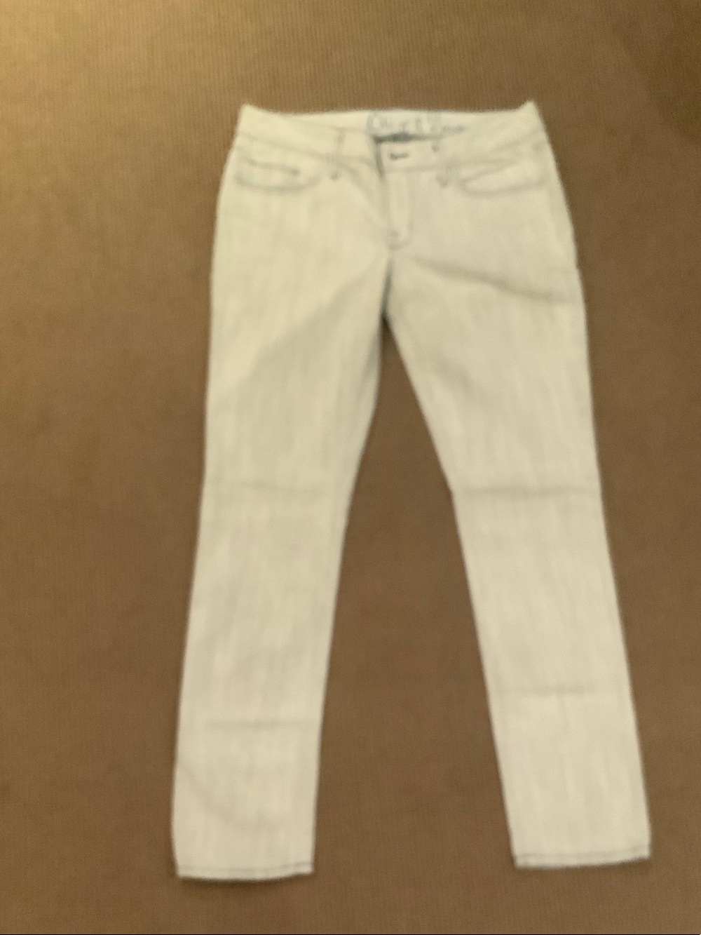 Chip & Pepper Light White Skinny Jeans